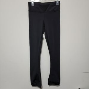 Womens Yoga Exercise Leggings Stretch Pants Size Small Black